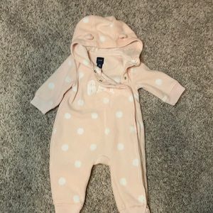 Baby gap hooded winter jumpsuit